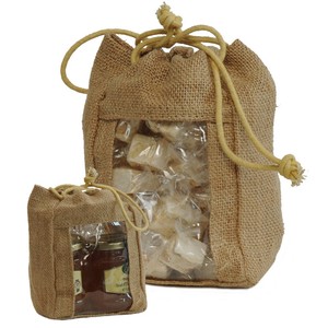 Customizable Jute Drawstring <b>Bag</b> for Printing Logo Eco Friendly Jute Drawstring <b>Bag</b> for <b>Gifts</b> Crafts and Jewelry Storage - Product Image 5