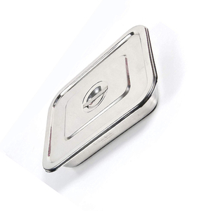 Bandeja de instrumentos quirúrgicos veterinarios médicos de acero alemán, caja de almacenamiento de agujas, caja de bandeja de instrumentos quirúrgicos - Product Image 6