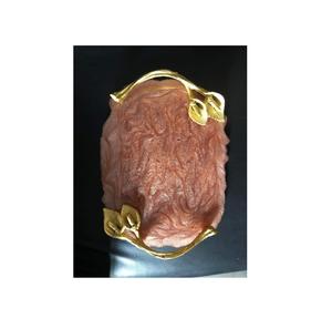 Exclusif Vintage Luxe Feuille Motif Résine Plateau De Service Poignée Durable pour Resorts Snacks Café Dessert Assiettes Usage Décoratif - Product Image 1