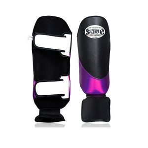 Conception personnalisée Protège-tibias imperméables de qualité pour la boxe Kick Protection professionnelle en cuir synthétique personnalisée Sécurité sportive - Product Image 2