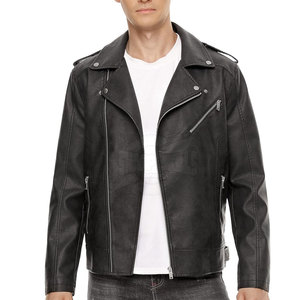 Veste en cuir imperméable de style High Street pour hommes et femmes col montant confortable pour l'hiver à l'extérieur fabriqué en usine - Product Image 1