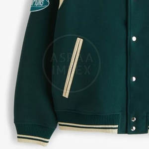 Best Selling Fashion Clothing Letterman Jacket New Style With Patches Windproof Embroidery Letterman Jacket For Men - Product Image 4