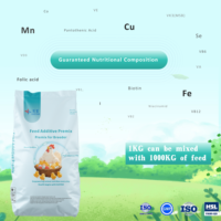 Prémélange de vitamines minérales pour la volaille d'élevage Les additifs alimentaires pour animaux augmentent le taux de fertilisation des poulets d'élevage Prémélange de volaille