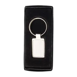 Portachiavi in Metallo Rettangolare Personalizzato per Merchandising e Moschettoni Promozionali - Product Image 3