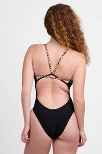 Custom Wholesale Women One Piece Swimsuit Plain Front Logo Breathable Comfortable High Quality Swimwear - Product Image 5