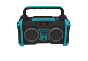 <span class=keywords><strong>Radio</strong></span> de trabajo industrial con sistema de sonido de gran potencia, función de caja de herramientas, dispositivo móvil, carga de iluminación LED para uso pesado - Product Image 3