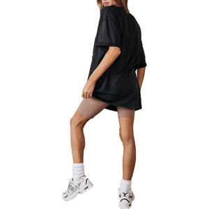 เสื้อยืดผ้าฝ้ายออร์แกนิค100% ขนาดใหญ่สำหรับผู้ชายใส่โลโก้ได้ตามต้องการลดไหล่และมีน้ำหนักคุณภาพสูง-สำหรับฤดูร้อน - Product Image 4