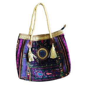 Bolso Banjara indio hecho a mano para mujer, bolso de hombro bordado Vintage de lujo personalizado, bolso de hombro de compras de noche de estilo bohemio - Product Image 6