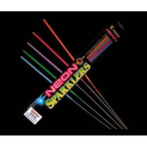 Neon Sparkler Pdq 60pk (5)/Cs Partij Verlichting Product - Product Image 1