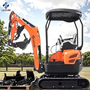 मुक्त शिपिंग लेज़म ऑर्चर्ड मल्टी-फंक्शनल 360 डिग्री रोटेशन मिनी खुदाई के लिए कुबोटा इंजन और रोटोटिल्ट के साथ 1.8 टन - Product Image 1