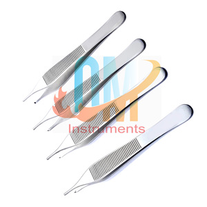 1x2 Dents T/C Micro Adson Kocher Forceps Premium Quality Tungsten Carbide Tissue Forceps Fine Point Surgical Instruments Basis - Product Image 5
