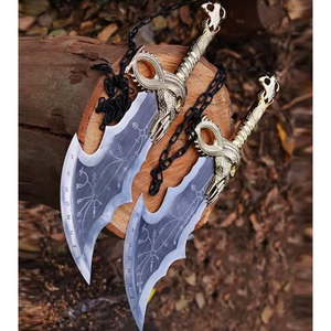Nouveauté, couteau à double lame Kratos, acier de haute qualité, bricolage, OEM, camping en plein air, chasse, garantie de 3 ans - Product Image 1