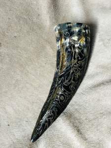 Loki's Verre Poli Buffalo & Bull Tankards Style Animal Unique Artisanat Naturel pour Bière Vin Thé Café Lait Reveling - Product Image 4