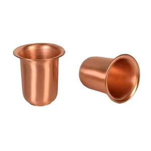 Verre en cuivre pur gravé avec un design élégant, fait à la main, verres de haute qualité, parfait pour le bar de l'hôtel, verre en cuivre durable. - Product Image 2