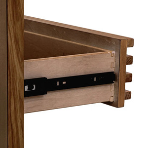 La mejor opción Muebles vintage Mesita de noche de madera Dormitorio Mesita de noche rústica Unidad de almacenamiento con cajones-William - Product Image 5