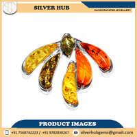 Stilvoller 925er Sterling Silber Baltic Amber Anhänger Schmuck zum Verkauf zum besten Preis