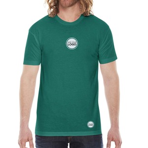 Camiseta de mezcla de algodón y poliéster para diseño de logotipo de pequeñas empresas, camiseta escolar - Product Image 5