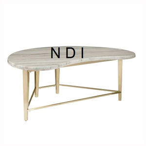 Table basse en métal de haute qualité faite à la main, style royal, nouveau design, table basse pour salon, meubles, table d'angle en aluminium - Product Image 6