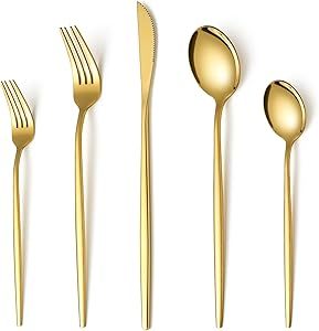 Juego de cubiertos de acero inoxidable para cubiertos, utensilios de cocina para uso diario, ideal para fiestas - Product Image 6