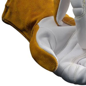 Heavy Duty Chainsaw Cut Resistant Workwear <b>Gloves</b> with Goat Leather and PVC Patches Water Proof safety <b>gloves</b> - Product Image 5