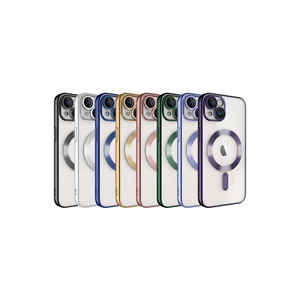 Coque en silicone souple Netzy compatible MagSafe pour iPhone 14 Plus, chargement sans fil et protection de l'appareil photo, emballée - Product Image 2