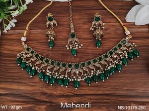 Mehendi-collar antiguo estilo polaco, accesorios de joyería para fiesta, de diseñador, Gargantilla antigua, collares, conjuntos de joyería - Product Image 2