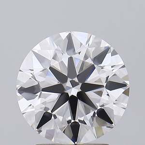 Diamant rond brillant de 2.50 carats cultivé en laboratoire F couleur VS2 clarté IGI certifié coupe idéale Triple EX pour l'engagement ou l'investissement - Product Image 4