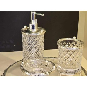 GROSSE REMISE ; sensation premium de la qualité supérieure du métal et du verre, ajoute une touche d'élégance instantanée aux habitudes quotidiennes de la salle de bain, cadeaux de pendaison de crémaillère - Product Image 5