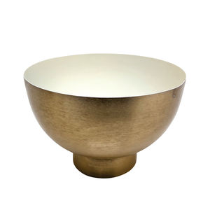 Nouvel arrivage de bol de service rond en métal et fer couleur vert et or bol à fruits pour la cuisine et les décorations de table - Product Image 3