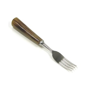 Corne couverts cuillère fourchette et couteau à beurre noir blond luxe cuillère décorative cuisine et maison au meilleur prix - Product Image 4