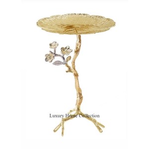 Table basse et table d'appoint faites à la main en bois 3 appartements pour placements Table à boire 3 en 1 avec fournitures de pieds en métal - Product Image 6