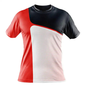 Neck Short Sleeve Sublimation 100% Cotton Slim Fit Breathable Streetwear Men's T-shirts Wholesale Latest Design Isha Industry - Product Image 1