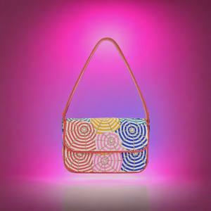 Bhiomina sac à bandoulière fait main nom personnalisé brodé citron fruits perlé épaule sac à main été à la mode soirée sacs de fête - Product Image 4