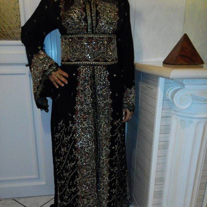 Full Luxury and Beads Work <b>Abaya</b> Best to Wear in <b>Weddings</b> - Product Image 1