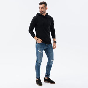 Custom 350gsm Cotton Blank <b>Thick</b> <b>Fleece</b> Heavy Weight Slim Fit Hoodies Custom Print Logo Men's Hoodies & Sweatshirts - Product Image 3