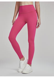 Pantalones de Yoga de cintura alta para controlar la barriga, <span class=keywords><strong>mallas</strong></span> deportivas de cadera de melocotón pegadas y levantamiento de cadera, pantalones de tiburón de entrenamiento de Pilates para mujeres - Product Image 3