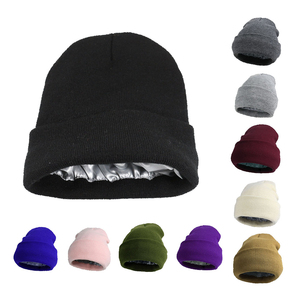 Women Satin Lined Knit Acrylic Winter Soft <b>Slouchy</b> Warm Cuffed <b>Beanie</b> Hat 2026 - Product Image 6