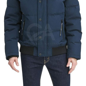 Veste tendance pour homme, parka à capuche en fausse fourrure, manteau d'hiver moderne, utilisation en extérieur, personnalisable - Product Image 5