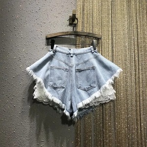 Short décontracté personnalisé pour femmes, haut de gamme tendance, short en jean pour femmes, 100% coton, vente en gros de shorts en jean - Product Image 2