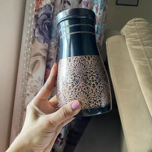 Thermos à conservation de chaleur, bouteille d'isolation pour boissons froides, thermos en métal durable, thermos sans BPA en cuivre - Product Image 1