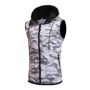 Fitness Sleeveless Hoodies Custom <b>Gym</b> Men Sleeveless Muscle <b>Hoodie</b> Hot Fashion Custom <b>Gym</b> Sleeveless <b>Hoodie</b> - Product Image 1