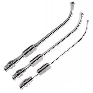 Cannules dentaires manuelles de qualité supérieure, 3 pièces, tubes d'aspiration sinusale, 2,5 mm/3 mm/4 mm, acier inoxydable allemand, usage chirurgical - Product Image 2