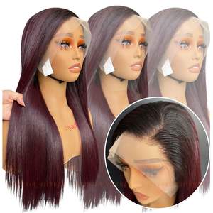 Factory Wholesale Luxury <b>Top</b> Quality Remy Human Hair Wig Hair Extensions All Color 100% Raw Vietnamese Hair - Product Image 4