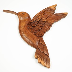Beau disque de sculpture sur bois meilleure vente d'articles de décoration intérieure en bois pièce d'exposition pour la décoration murale - Product Image 3
