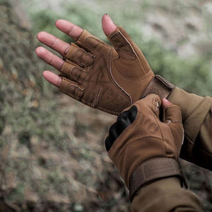 Gants de sport sans doigts, demi-doigts, pour moto, vélo, randonnée, escalade - Product Image 6