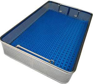 Plateau de stérilisation médicale en acier inoxydable de qualité supérieure taux de gros plateau de stérilisation sur mesure ensemble de vaisselle creuse - Product Image 4