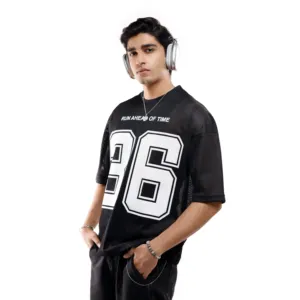 Jersey de Fútbol Americano Juvenil, Diseño Personalizado, Impresión por Sublimación, Transpirable, Conjuntos de Jersey de Malla en Capas, Estilo Americano - Product Image 4