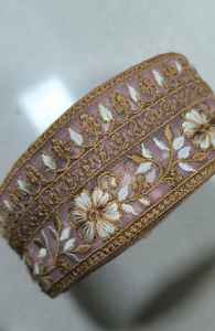 Cintas bordadas hechas a medida, surtido de colores disponibles en ancho de 5 CM y más alto, adecuado para diseñadores de embellecedores - Product Image 4