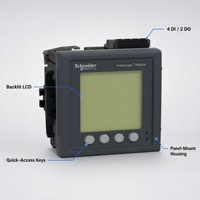Medidor de Energía y Potencia PM5560 para Montaje en Panel, Pantalla LCD, Monitoreo Eléctrico Industrial
