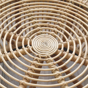 โต๊ะหวายสานแบบชนบทโต๊ะกาแฟทำจากหวายแบบชนบทโต๊ะกาแฟทำจากหวายเป็นมิตรกับสิ่งแวดล้อมสำหรับห้องนั่งเล่นและลาน - Product Image 6